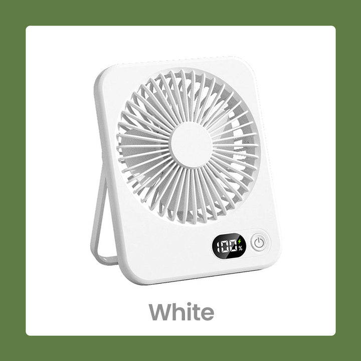 Wiederaufladbarer kompakter Desktop-Lüfter | Karnz