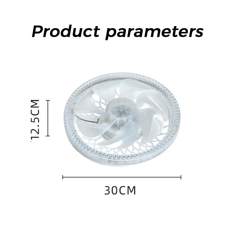 2-in-1 Stumm Einstellbare Ventilatorlampe mit Fernbedienung | Karnz