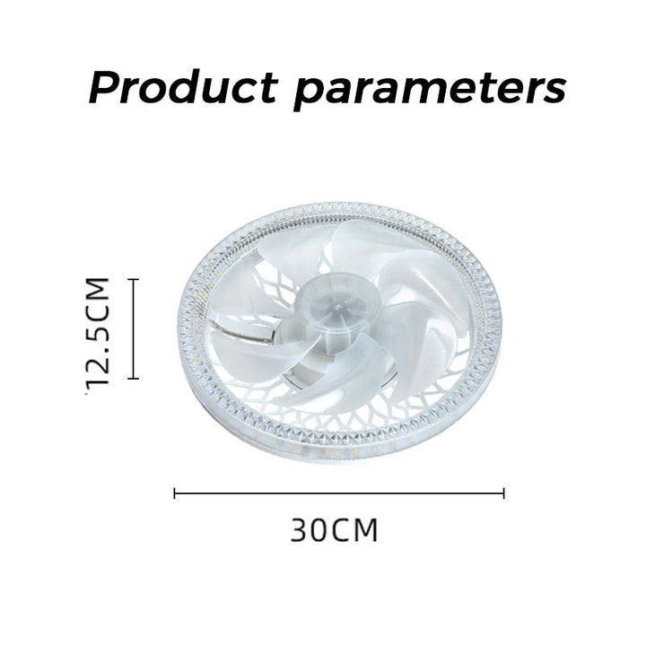 2-in-1 Stumm Einstellbare Ventilatorlampe mit Fernbedienung | Karnz