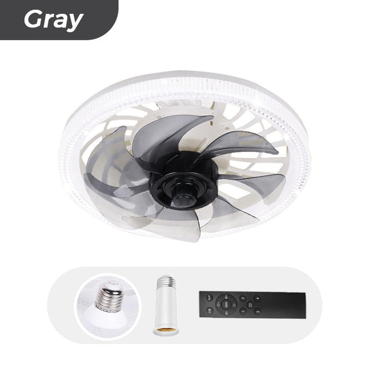 2-in-1 Stumm Einstellbare Ventilatorlampe mit Fernbedienung | Karnz