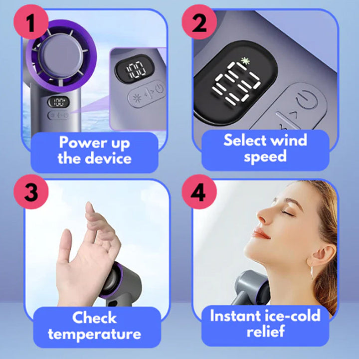 Tragbarer Hand-held Zyklon Ventilator | Karnz