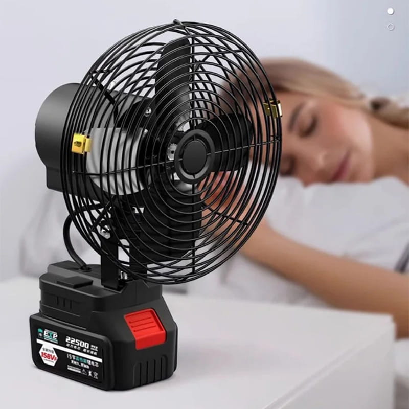 Wiederaufladbarer Tragbarer Außen Drahtloser Camping Ventilator | Karnz