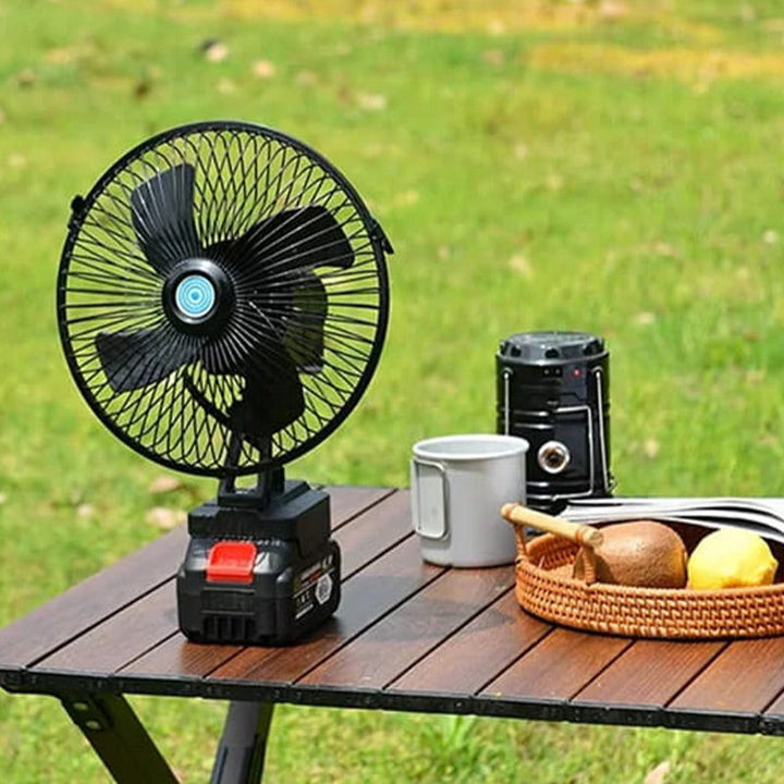 Wiederaufladbarer Tragbarer Außen Drahtloser Camping Ventilator | Karnz