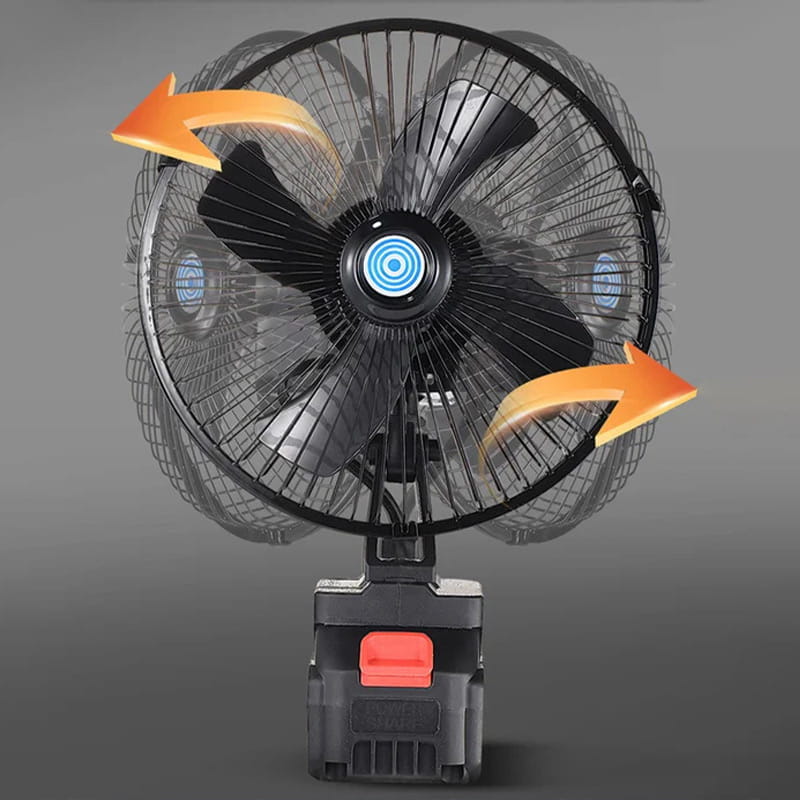 Wiederaufladbarer Tragbarer Außen Drahtloser Camping Ventilator | Karnz