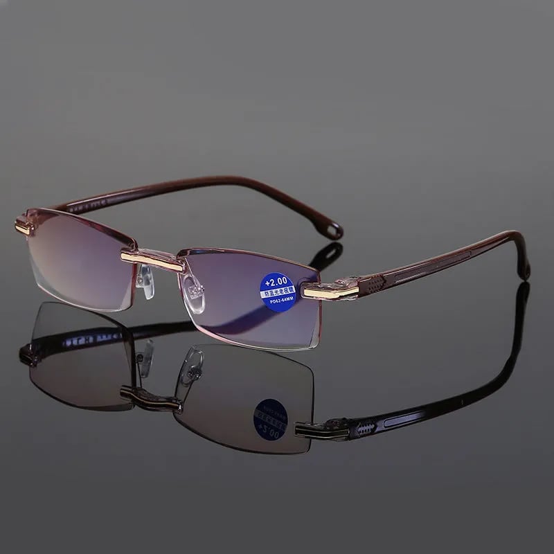 Karnz | High Hardness Anti-Blau Progressive Fern-und Nahbereich Dual-Use Lesebrille