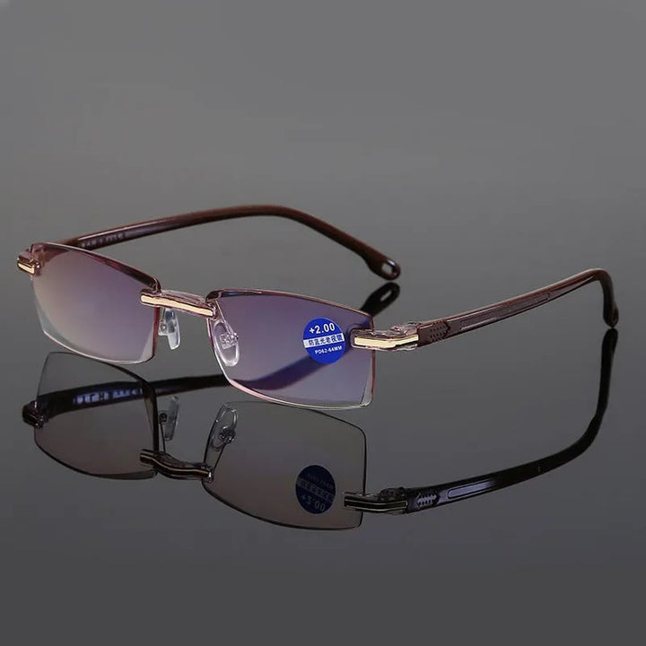 Karnz | High Hardness Anti-Blau Progressive Fern-und Nahbereich Dual-Use Lesebrille