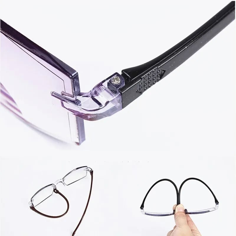 Karnz | High Hardness Anti-Blau Progressive Fern-und Nahbereich Dual-Use Lesebrille