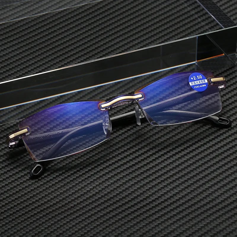 Karnz | High Hardness Anti-Blau Progressive Fern-und Nahbereich Dual-Use Lesebrille