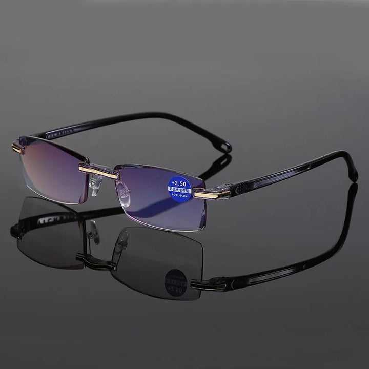 Karnz | High Hardness Anti-Blau Progressive Fern-und Nahbereich Dual-Use Lesebrille