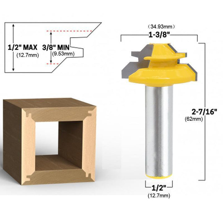 WoodCarver | 45°-Gehrungsfräser für perfekte Holzverbindungen