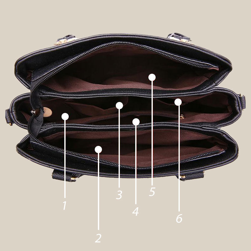 Elegante Damenhandtasche mit Quastenanhänger