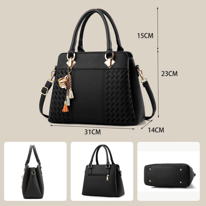 Elegante Damenhandtasche mit Quastenanhänger