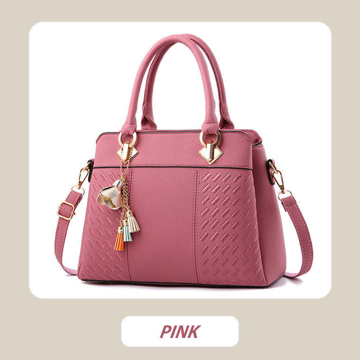 Elegante Damenhandtasche mit Quastenanhänger