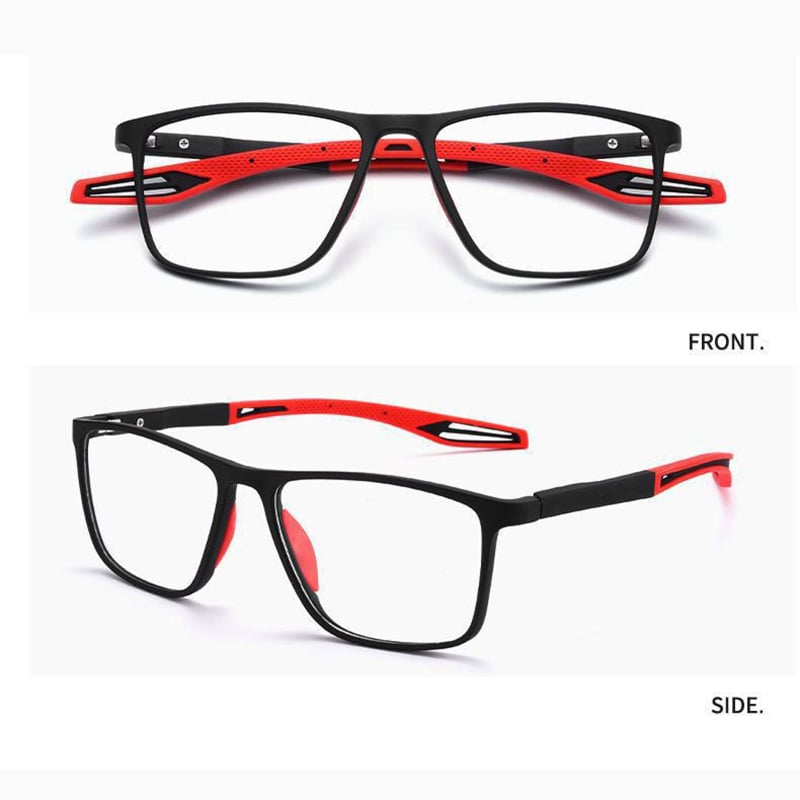 Sportbrille für Herren mit ultraleichten Gläsern gegen Blaulicht und Alterssichtigkeit