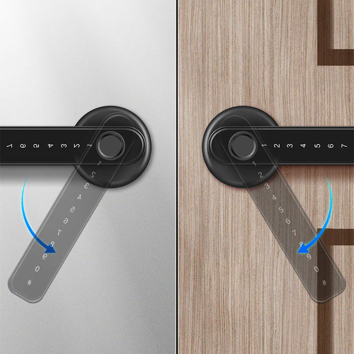 Intelligenter Türgriff mit Fingerabdrucksensor und Bluetooth-App-Steuerung