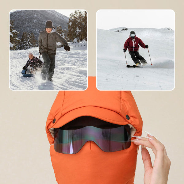 Winddichtes Reitmasken mit Schutzbrille | Karnz