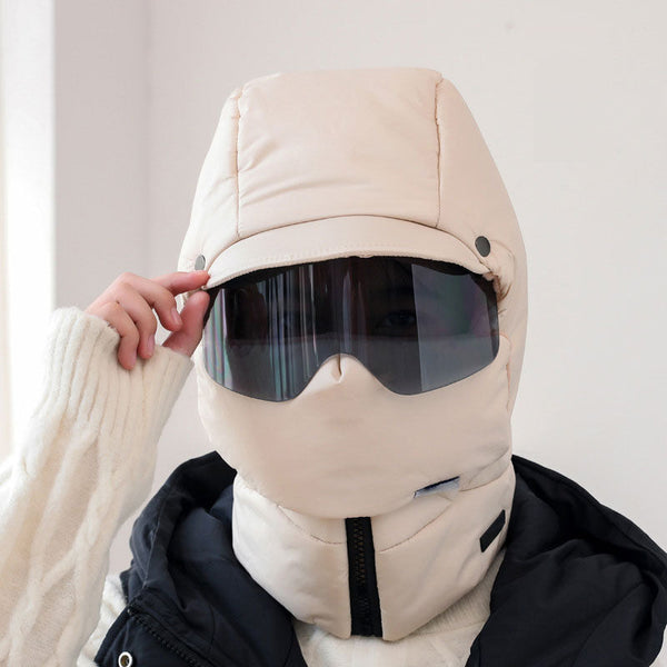Winddichtes Reitmasken mit Schutzbrille | Karnz