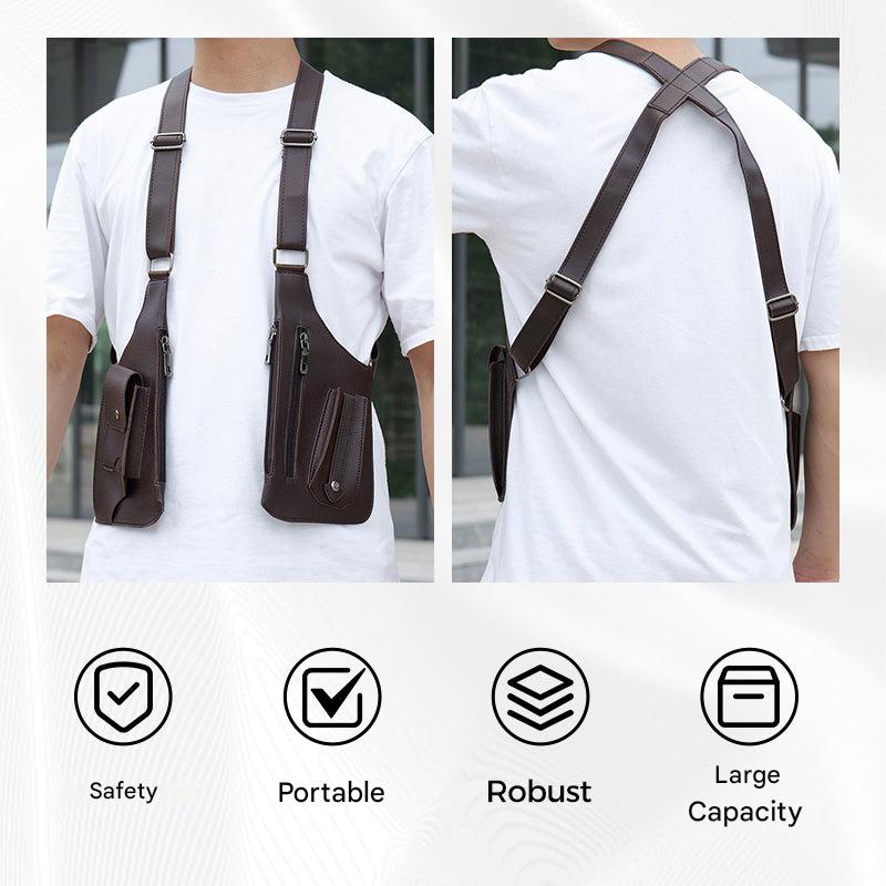 ShadowCarry Pro – Diskrete Umhängetasche für Herren | Karnz
