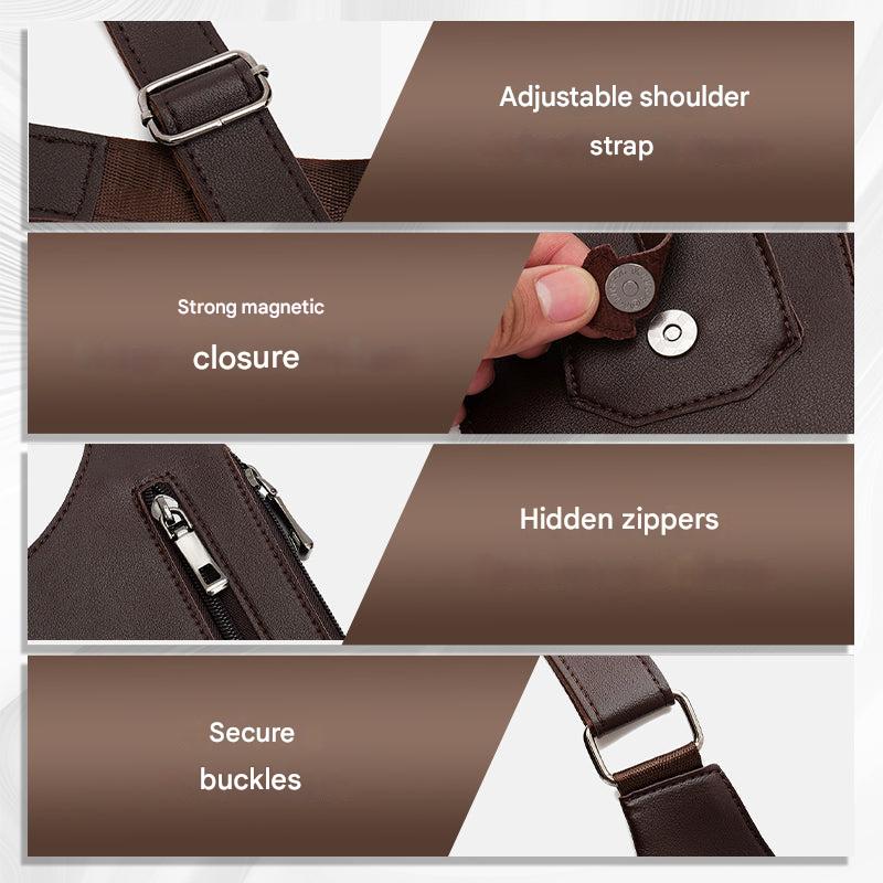 ShadowCarry Pro – Diskrete Umhängetasche für Herren | Karnz