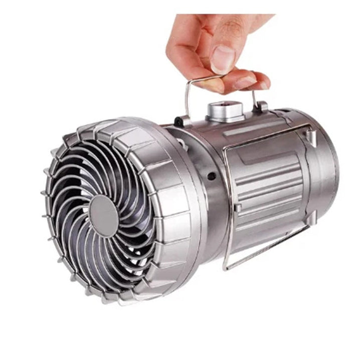 2-in-1 Abenteuer Solarlampe & Tragbarer Ventilator | Karnz