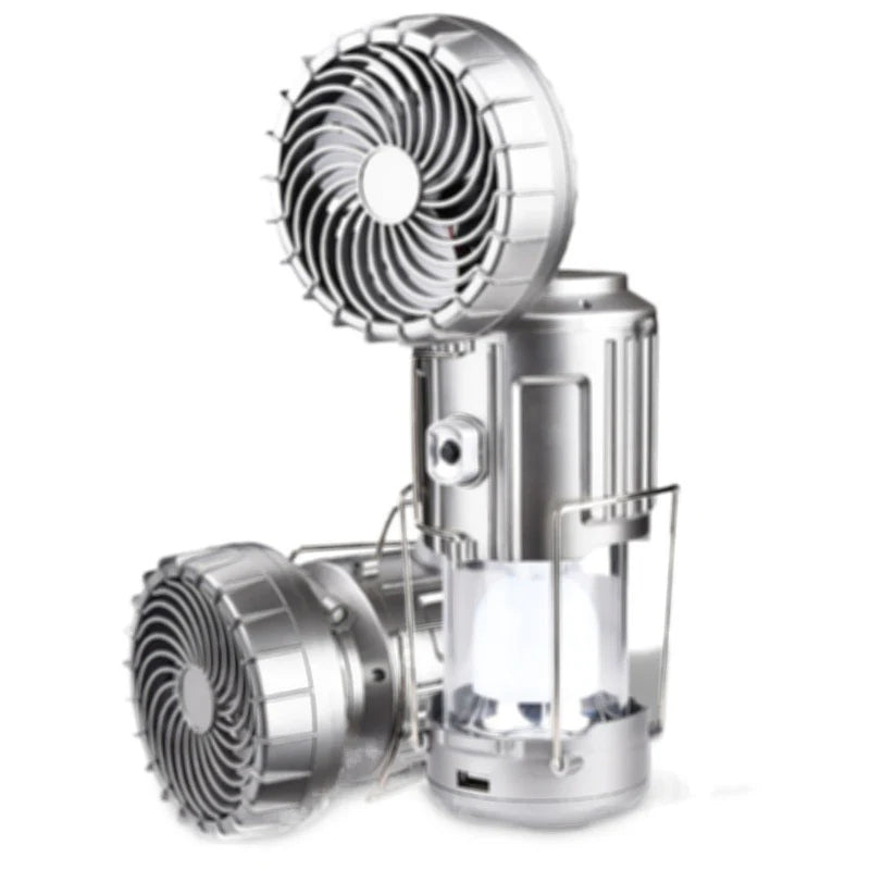 2-in-1 Abenteuer Solarlampe & Tragbarer Ventilator | Karnz