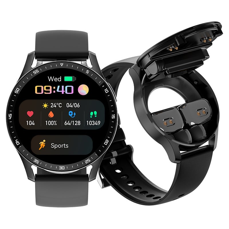 2-in-1 Smartwatch mit integrierten Kopfhörern | Karnz