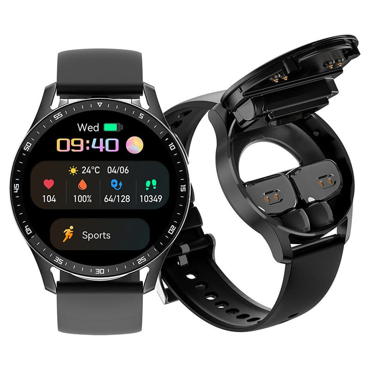 2-in-1 Smartwatch mit integrierten Kopfhörern | Karnz