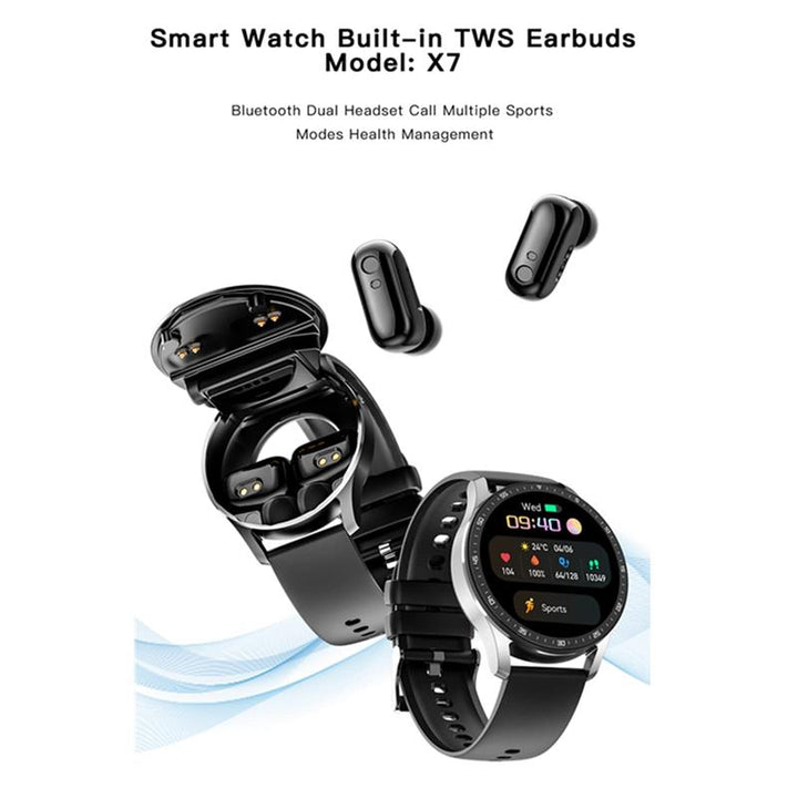 2-in-1 Smartwatch mit integrierten Kopfhörern | Karnz