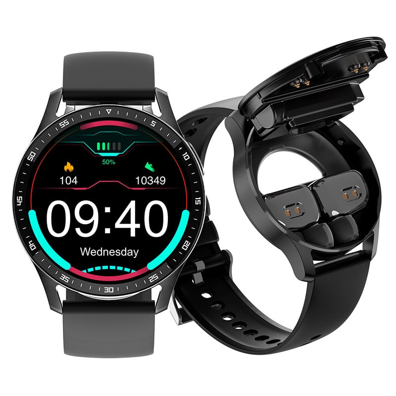 2-in-1 Smartwatch mit integrierten Kopfhörern | Karnz
