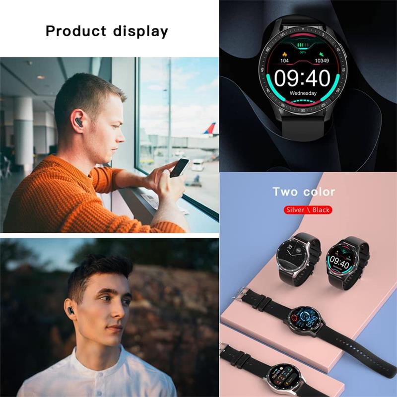 2-in-1 Smartwatch mit integrierten Kopfhörern | Karnz