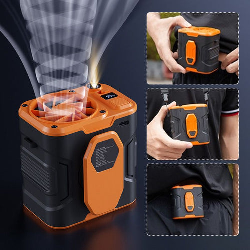 Tragbarer Super-Kühlungs-Hüft-Clipventilator | Karnz