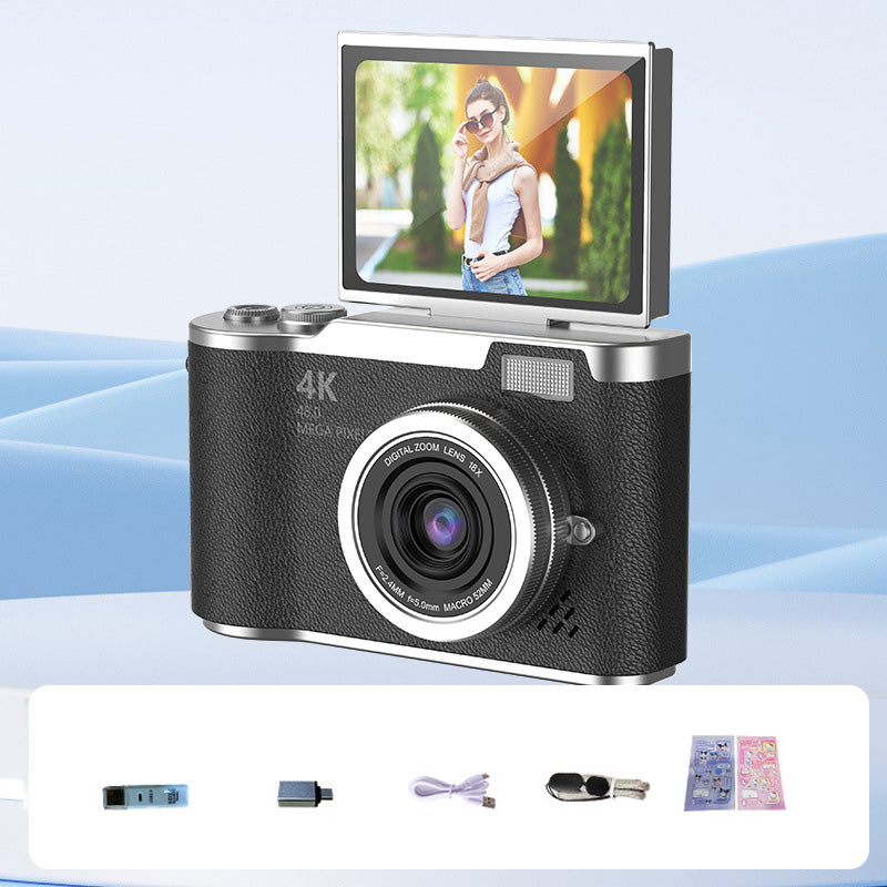 4K HD Digitalkamera mit Klappbildschirm