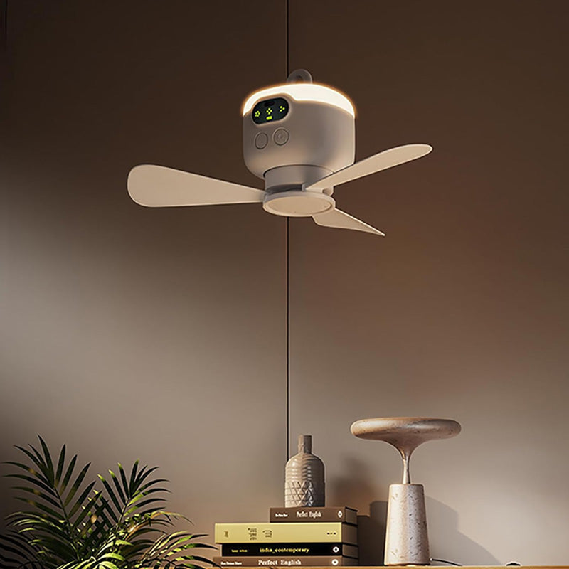 Wiederaufladbarer Deckenventilator mit LED-Lichtern | Karnz