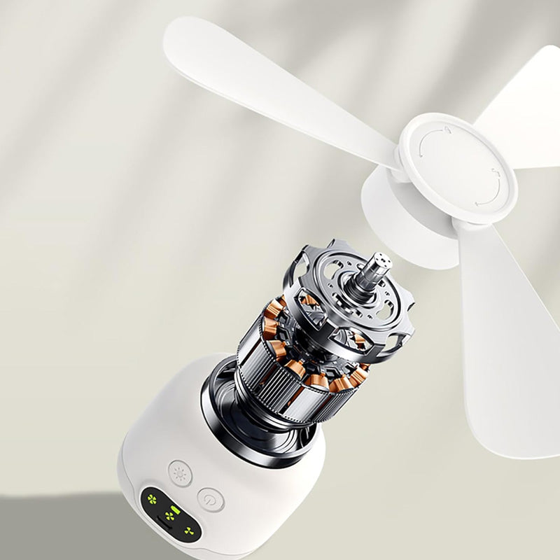 Wiederaufladbarer Deckenventilator mit LED-Lichtern | Karnz