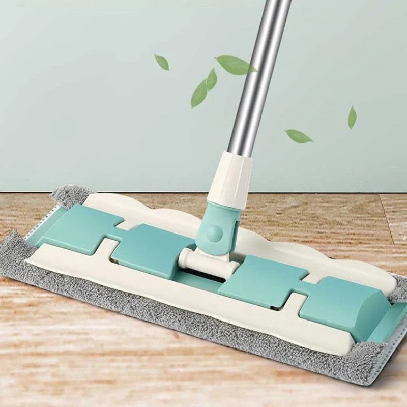 FlexiClean Bodenwischer mit Teleskopstiel & Mikrofaser | Karnz