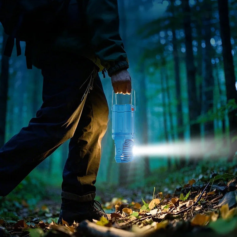 Solar LED Starke Licht Außen Ventilator Laterne | Karnz