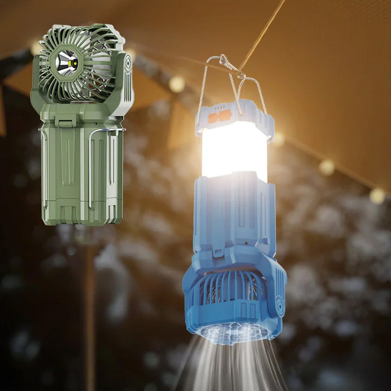 Solar LED Starke Licht Außen Ventilator Laterne | Karnz