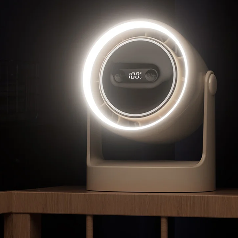 3-in-1 LED Licht & Eingebauter Aromatherapie Diffusor Stiller Mini Ventilator | Karnz