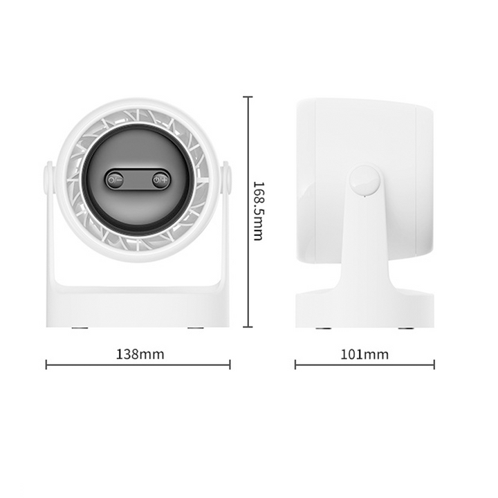 3-in-1 LED Licht & Eingebauter Aromatherapie Diffusor Stiller Mini Ventilator | Karnz