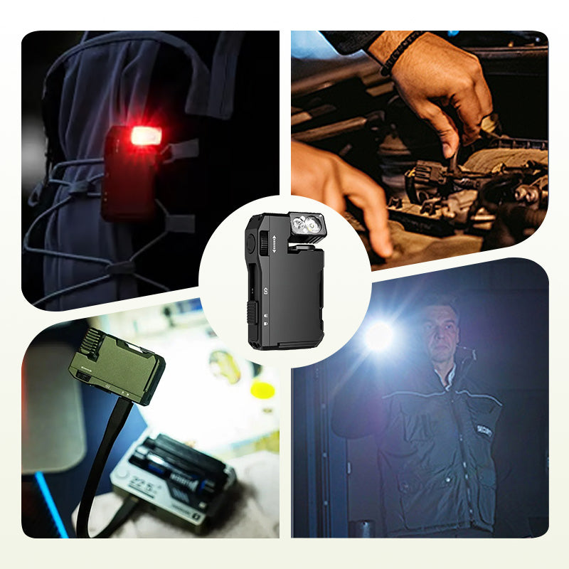 Tragbare Mini-Taschenlampe mit drehbarem Kopf