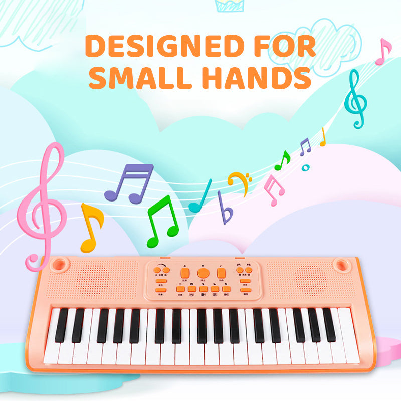 37-Tasten-Piano für Kinder mit Mikrofon