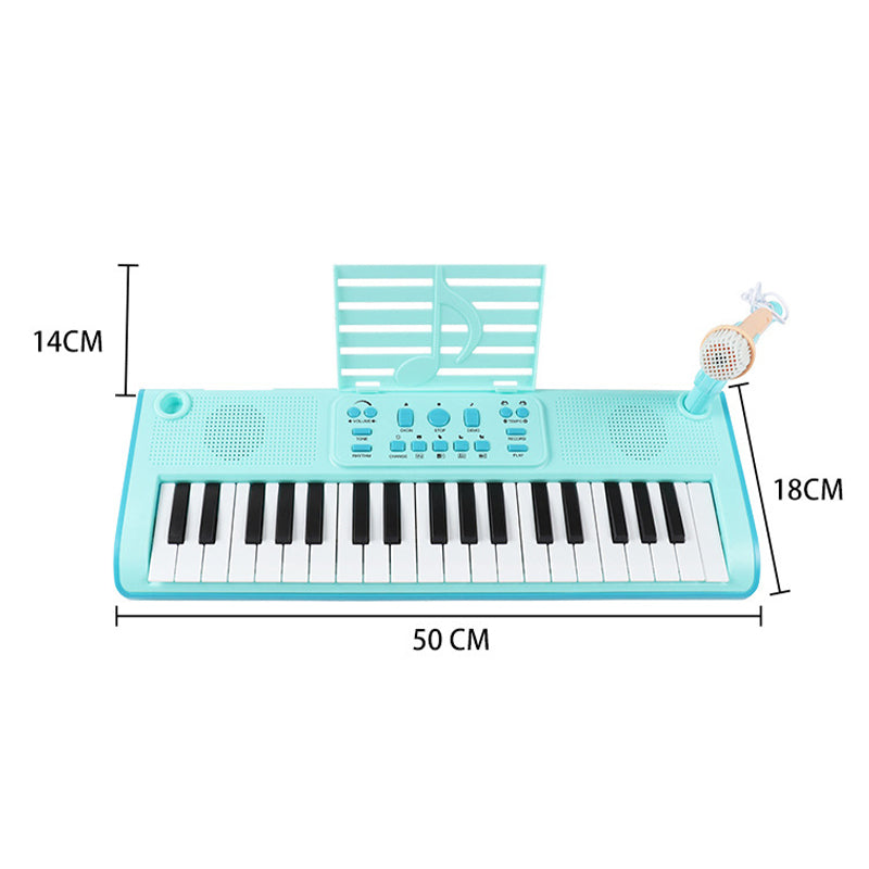 37-Tasten-Piano für Kinder mit Mikrofon