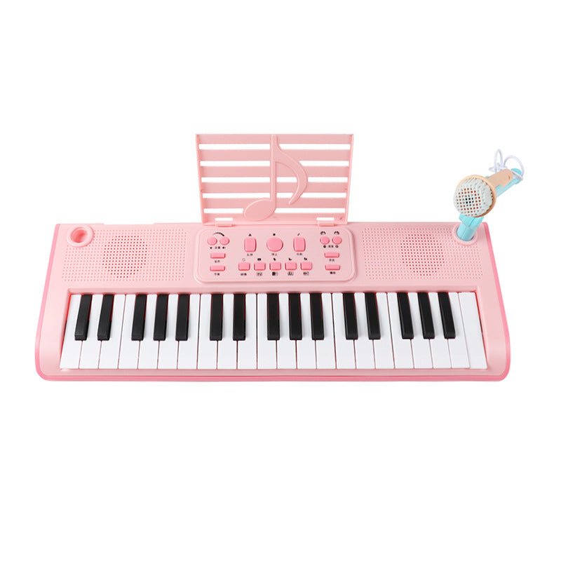 37-Tasten-Piano für Kinder mit Mikrofon