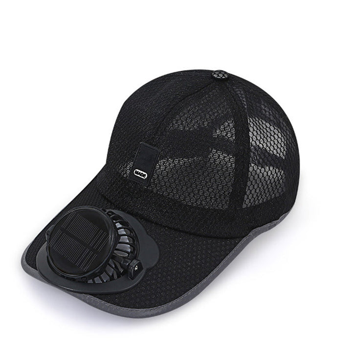 Atmungsaktive Baseballmütze mit Solarventilator | Karnz