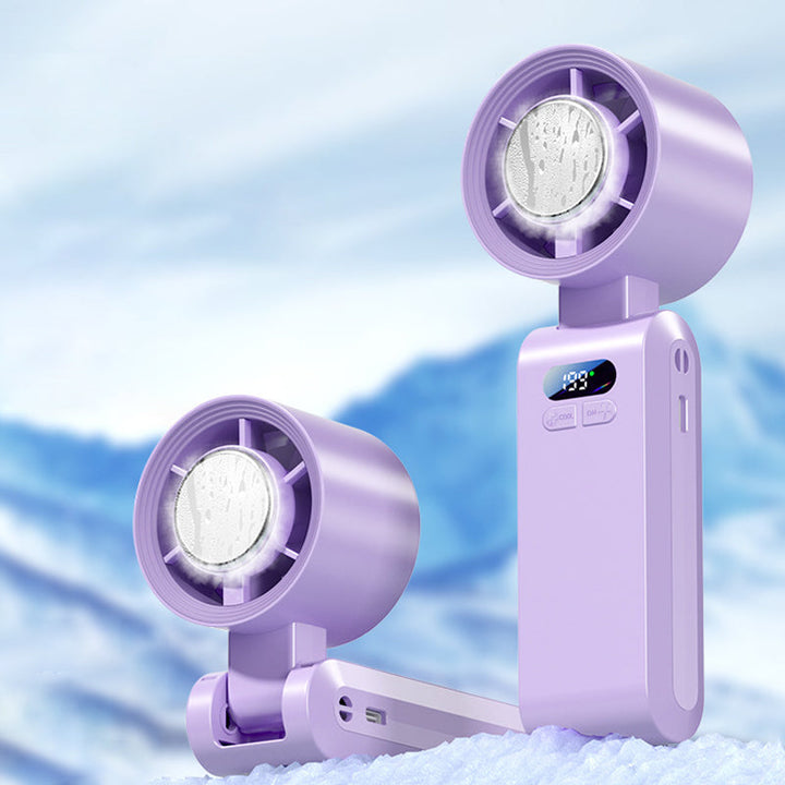 Handheld tragbarer Ventilator mit Eis Kühlgerät | Karnz