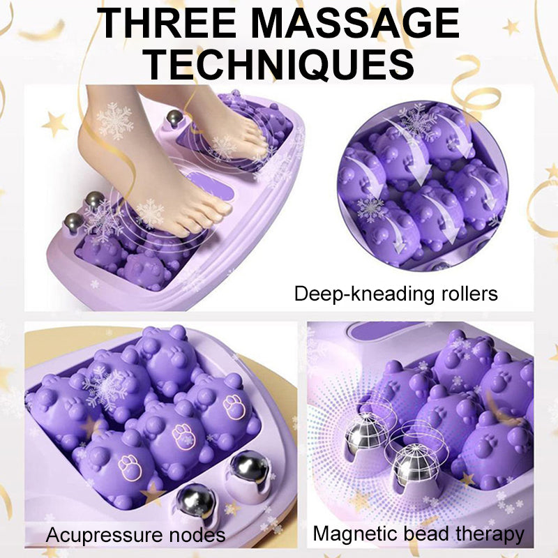 Tragbarer Doppelfußmassageroller