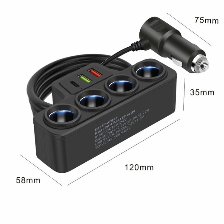 VoltMaxx 7-in-1 PowerHub — Lade alle Geräte gleichzeitig und bleib jederzeit sicher und stressfrei verbunden | Karnz