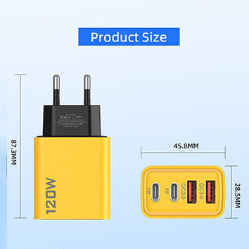 120W USB-Schnellladegerät mit 4 Ports | Karnz