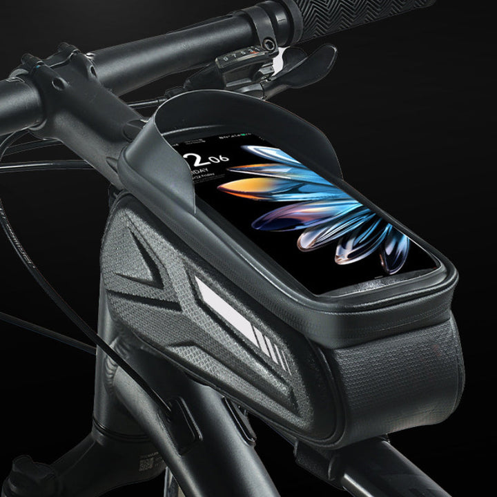 Fahrrad Rahmentasche mit Handyhalter wasserdicht | Karnz