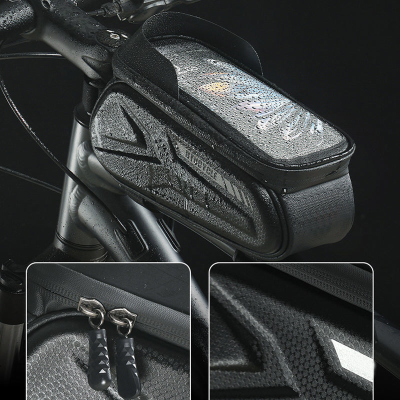 Fahrrad Rahmentasche mit Handyhalter wasserdicht | Karnz